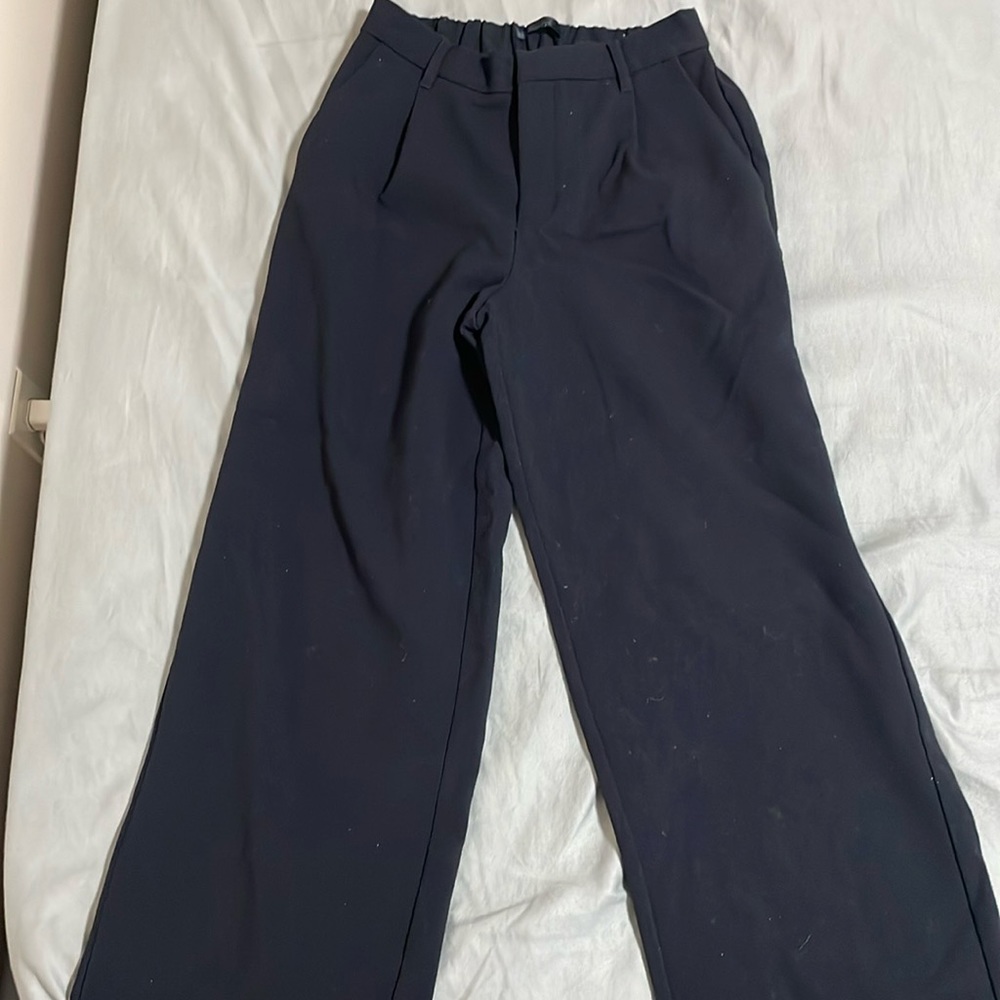 Oak + Fort Wide leg trouser pant